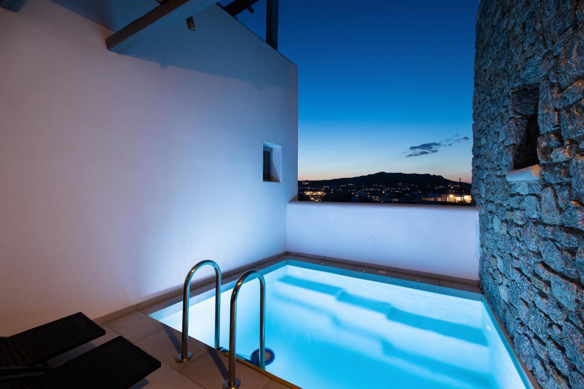 Hosting Moments Private Pool Holiday Home Ano Mera Zewnętrze zdjęcie